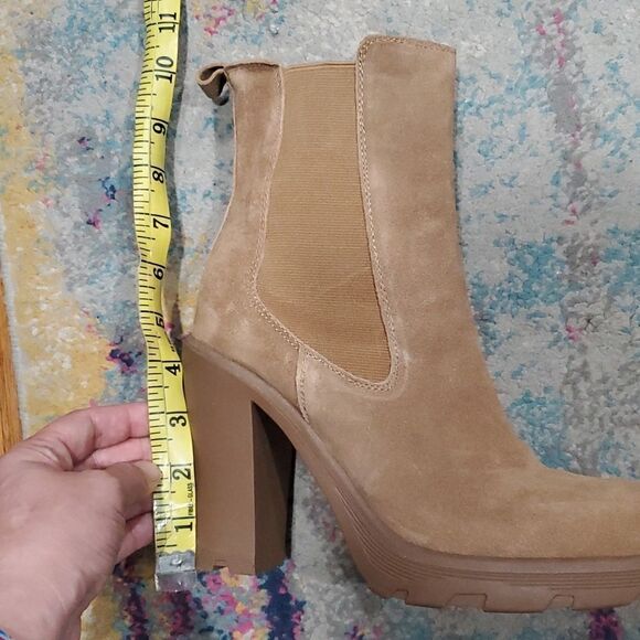 Nine West Ream Boots in Tan Suede Size - Picture 9 of 15